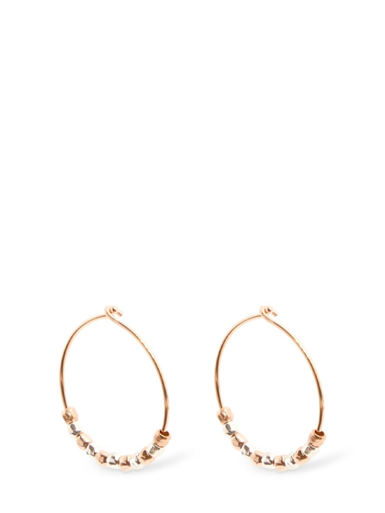 Luisaviaroma Orecchini Granelli in argento e oro rosa 9kt
