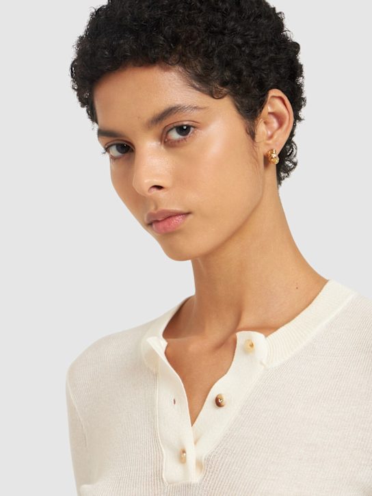 Luisaviaroma Orecchini In Argento Sterling Finitura Oro