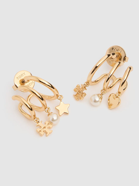 Luisaviaroma Orecchini Kira A Cerchio Con Perle D’imitazione