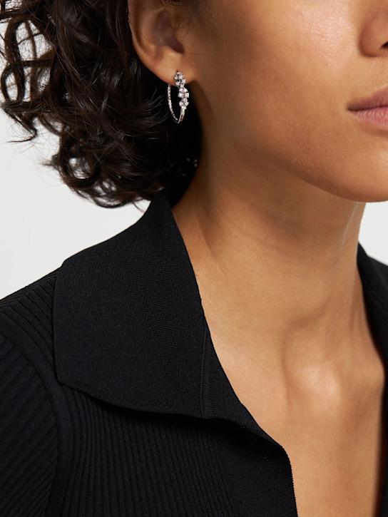 Luisaviaroma Orecchini Mimosa Flexi In Oro 18kt Con Diamanti