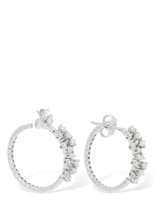 Luisaviaroma Orecchini Mimosa Flexi in oro 18kt con diamanti