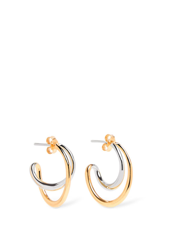 Luisaviaroma Orecchini Mini Initial in vermeil e argento
