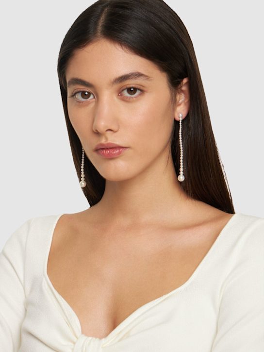 Luisaviaroma Orecchini Promenade De Jeanne In Oro 14kt / Perle