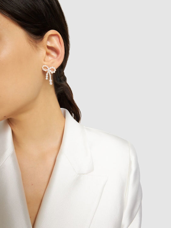 Luisaviaroma Orecchini Rosette De Perles In Oro 14kt / Perle