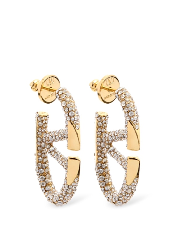 Luisaviaroma Orecchini The Bold Edition Vlogo con cristalli