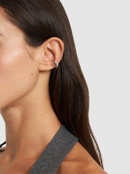 Luisaviaroma Orecchino Aperto Rai Con Glitter - Destro