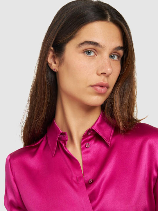Luisaviaroma Orecchino Bollicine In Oro Rosa 9kt / Rubino