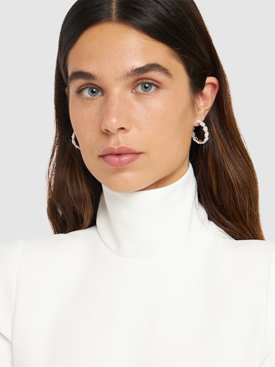 Luisaviaroma Orecchino Grande Boucle Parc In Oro 14kt / Perle