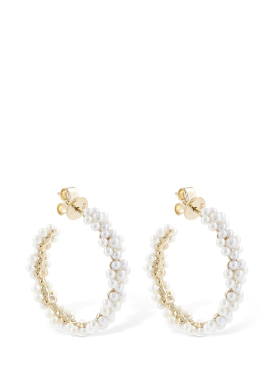 Luisaviaroma Orecchino Grande Boucle Parc in oro 14kt / perle