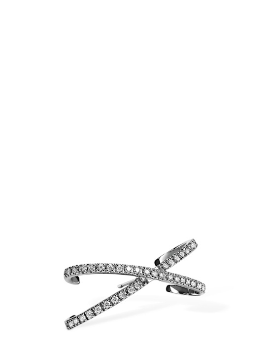 Luisaviaroma Orecchino mono in oro 18kt con diamanti