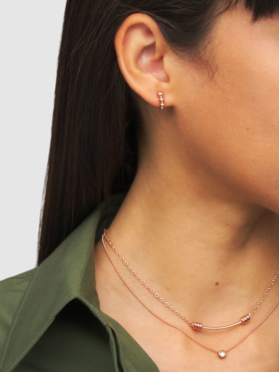 Luisaviaroma Orecchino Singolo Bollicine In Oro Rosa 9kt