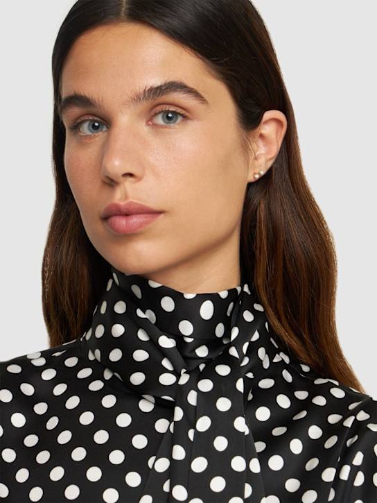 Luisaviaroma Orecchino Singolo Dots In Oro 18kt / Perle
