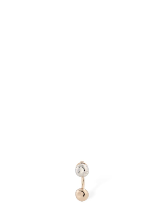 Luisaviaroma Orecchino singolo Pepita in oro 9kt e argento