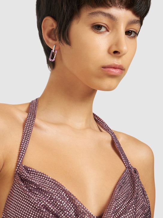 Luisaviaroma Orecchino Singolo Piccolo Anima Chiara 18kt