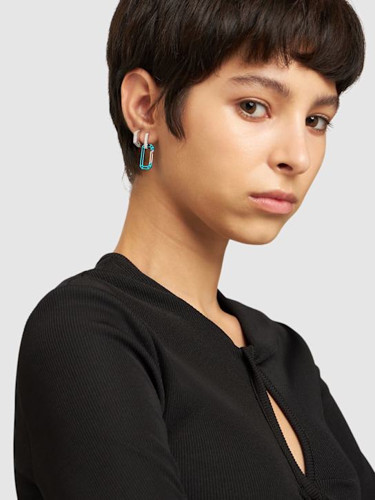 Luisaviaroma Orecchino Singolo Piccolo Anima Chiara 18kt