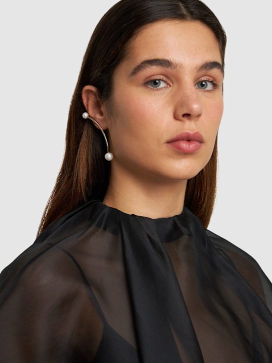 Luisaviaroma Orecchino Singolo Stellari Grande Con Perle