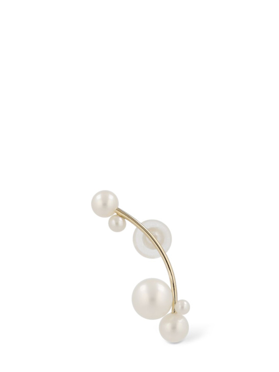 Luisaviaroma Orecchino singolo Stellari in oro 14kt con perle