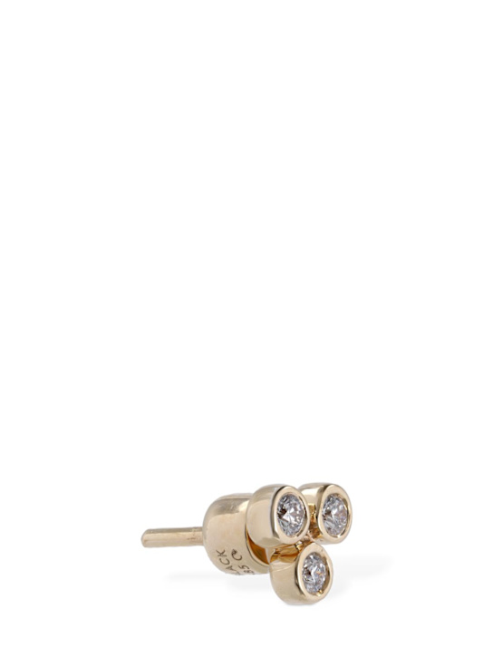 Luisaviaroma Orecchino singolo Triad in oro 14kt con diamanti
