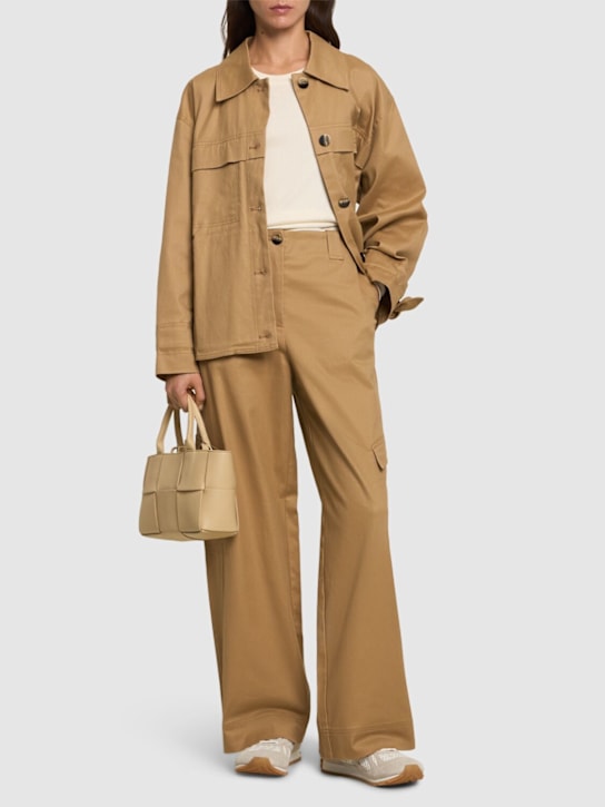 Luisaviaroma Pantaloni A Vita Media In Tela Spigata