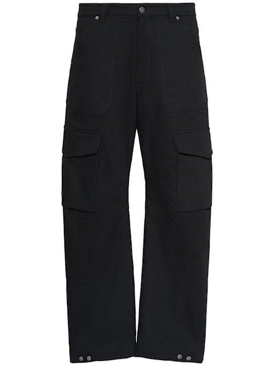 Luisaviaroma Pantaloni cargo Golden in misto cotone