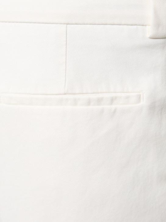 Luisaviaroma Pantaloni Dritti In Gabardina Di Cotone
