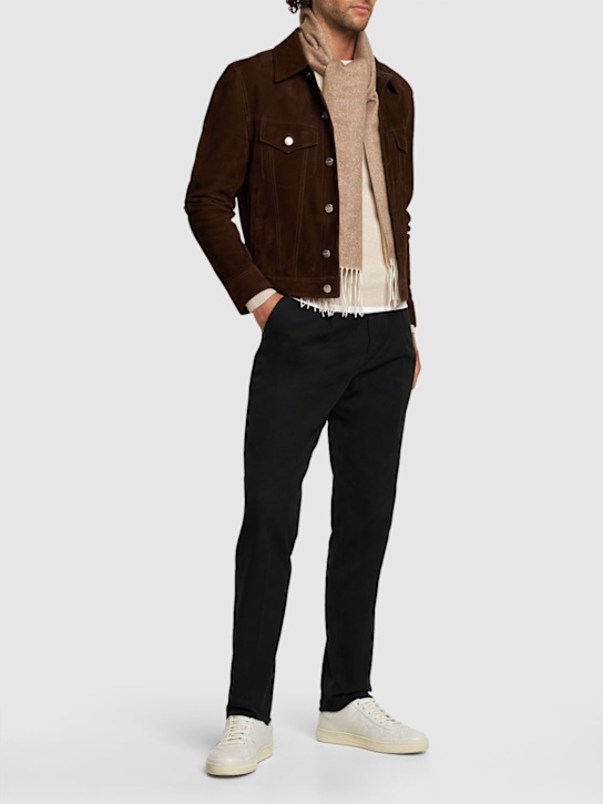 Luisaviaroma Pantaloni Dritti In Gabardina Di Cotone