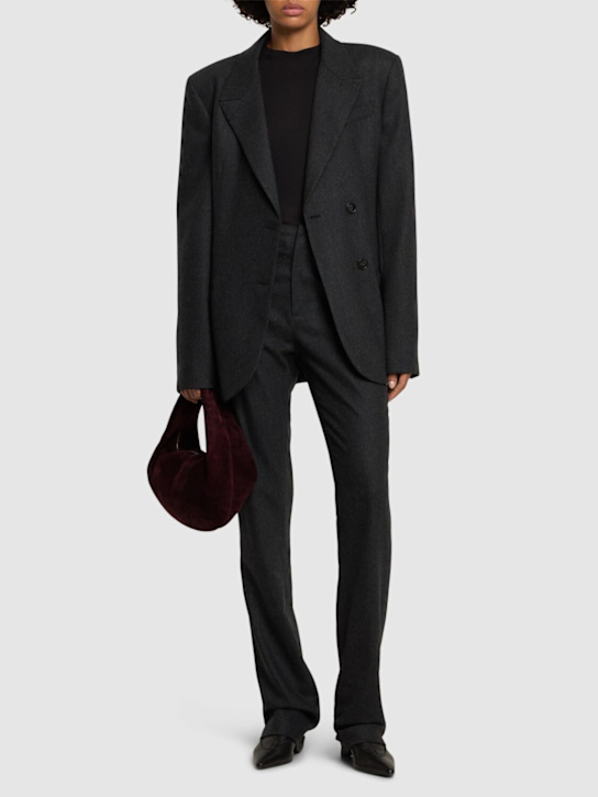 Luisaviaroma Pantaloni Dritti Morrison In Lana Stretch