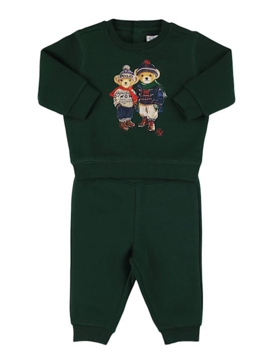 Luisaviaroma Pantaloni e felpa in misto cotone stampato