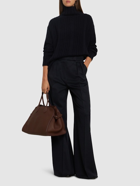 Luisaviaroma Pantaloni Gamba Ampia Fagus In In Cammello