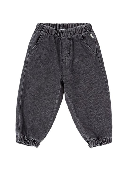 Luisaviaroma Pantaloni in cotone stretch effetto denim