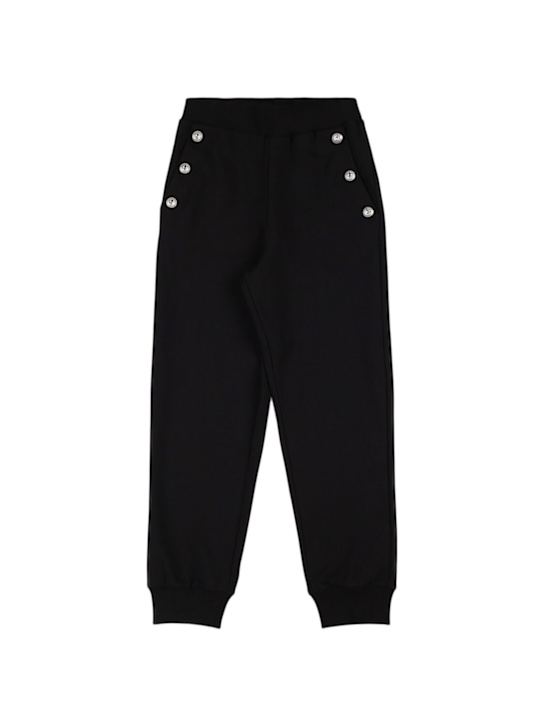 Luisaviaroma Pantaloni in felpa di cotone con bottoni