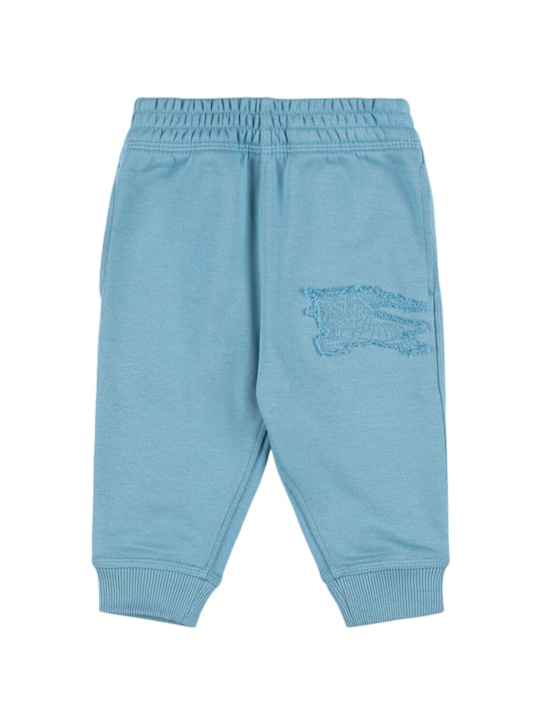 Luisaviaroma Pantaloni in felpa di cotone con ricamo