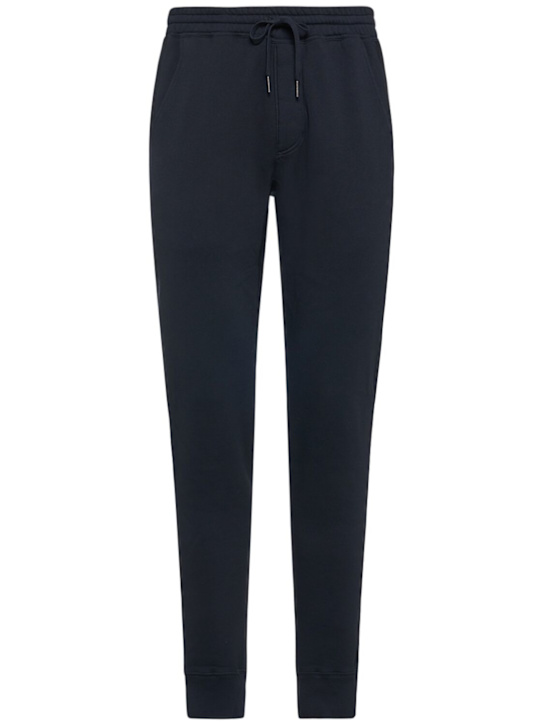 Luisaviaroma Pantaloni in felpa tinta in capo effetto vintage