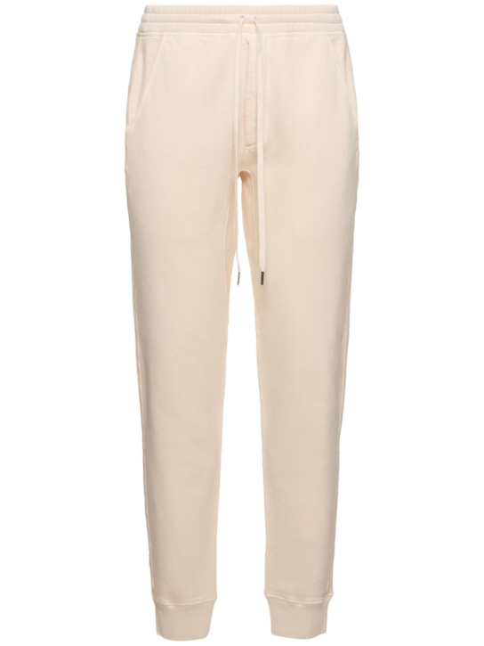 Luisaviaroma Pantaloni in felpa tinta in capo effetto vintage