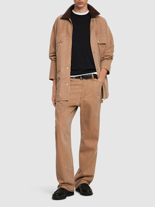 Luisaviaroma Pantaloni In Tela Di Cotone Organico Washed