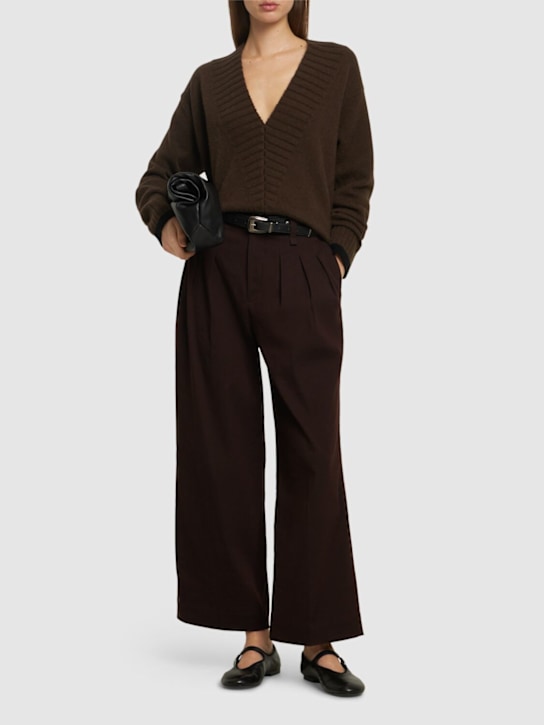 Luisaviaroma Pantaloni Larghi Enclothe In Washi E Misto Lana