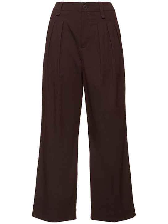 Luisaviaroma Pantaloni larghi Enclothe in washi e misto lana