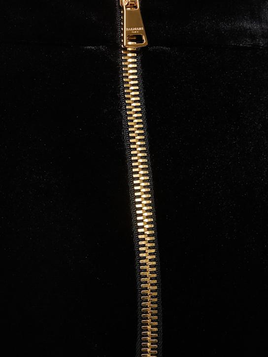 Luisaviaroma Pantaloni Loose Fit A Vita Alta In Velluto