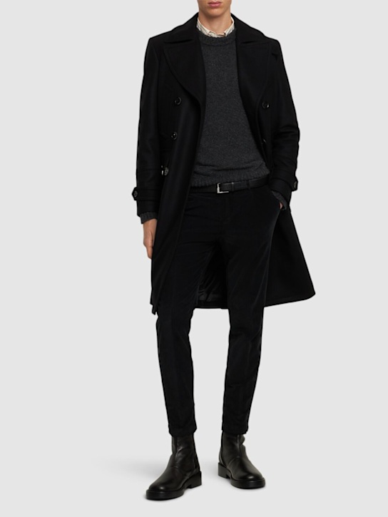 Luisaviaroma Pantaloni Master In Misto Raso Di Cotone Stretch