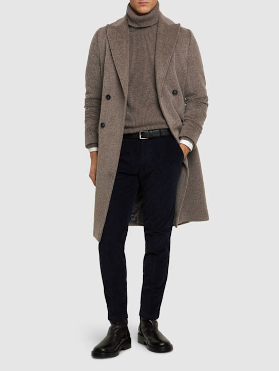 Luisaviaroma Pantaloni Master In Misto Raso Di Cotone Stretch