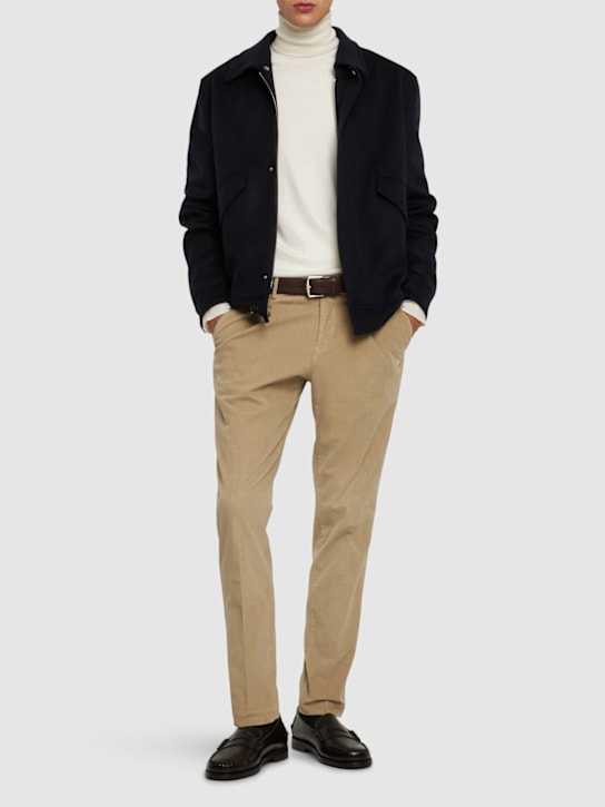 Luisaviaroma Pantaloni Master In Misto Raso Di Cotone Stretch