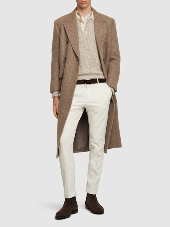 Luisaviaroma Pantaloni Master In Misto Raso Di Cotone Stretch