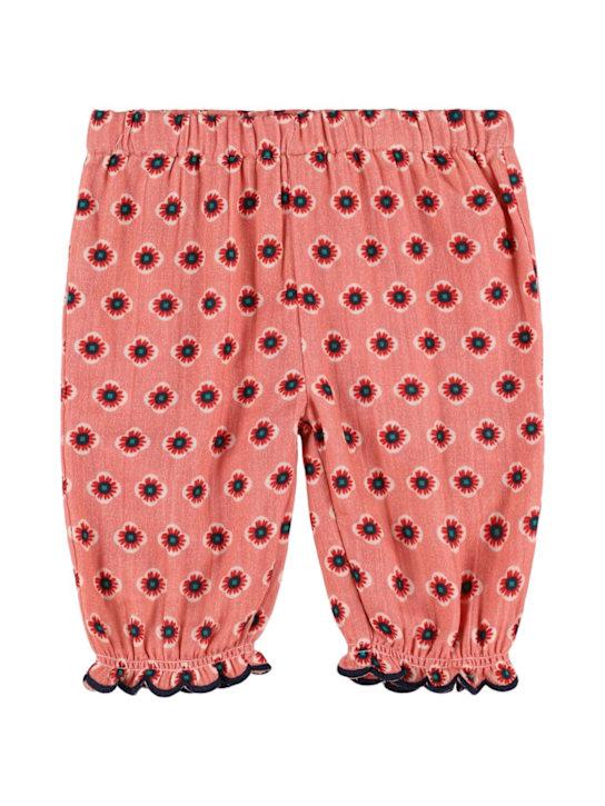 Luisaviaroma Pantaloni Mignon in mussola di cotone stampata