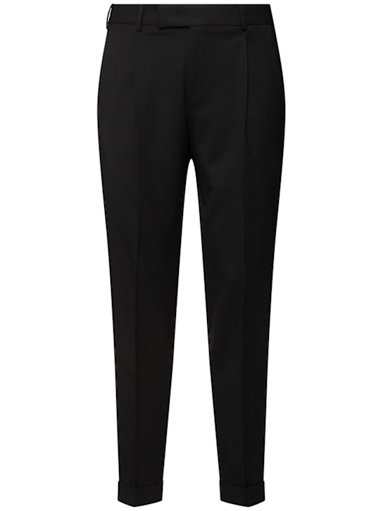 Luisaviaroma Pantaloni Rebel in lana stretch plissé