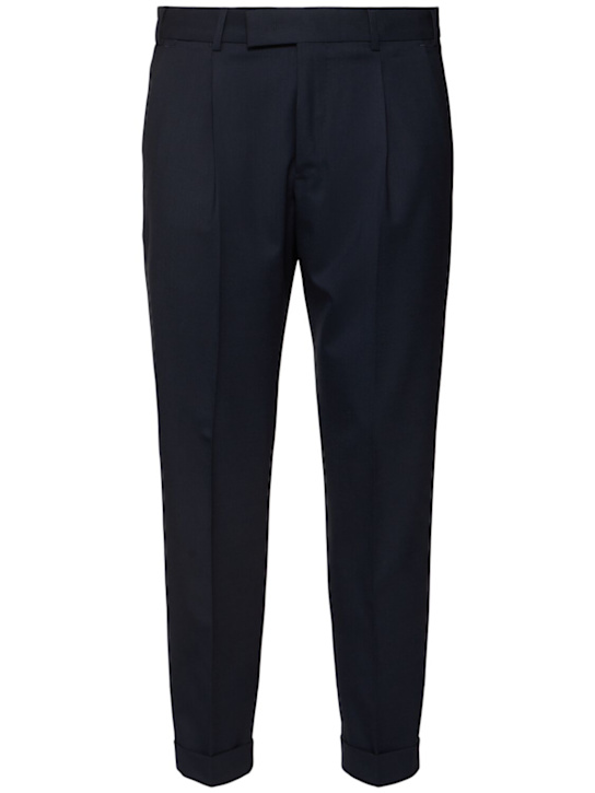 Luisaviaroma Pantaloni Rebel in lana stretch plissé