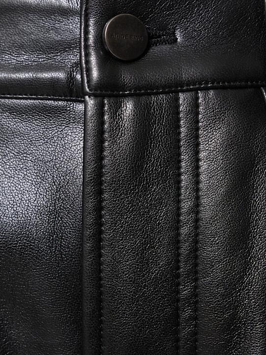 Luisaviaroma Pantaloni Roy In Pelle E Materiale Sintetico