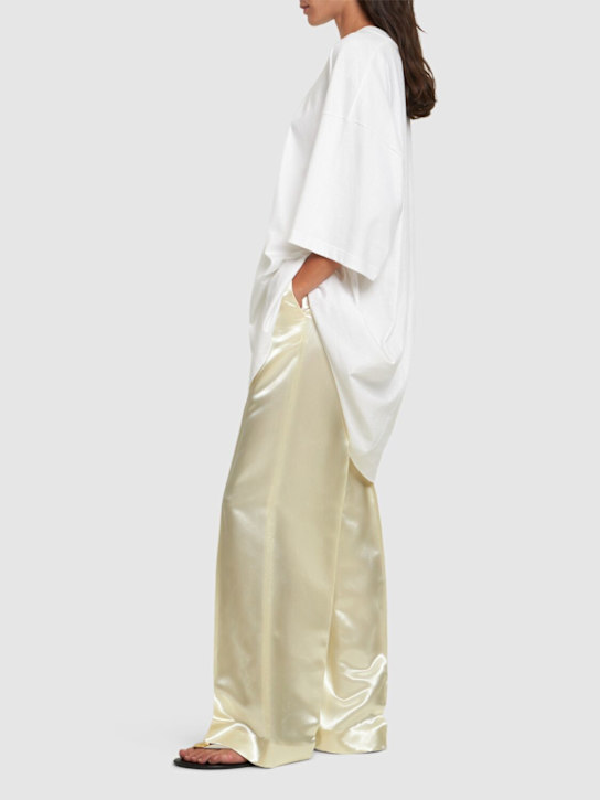 Luisaviaroma Pantaloni Svasati Vita Media Encore In Raso