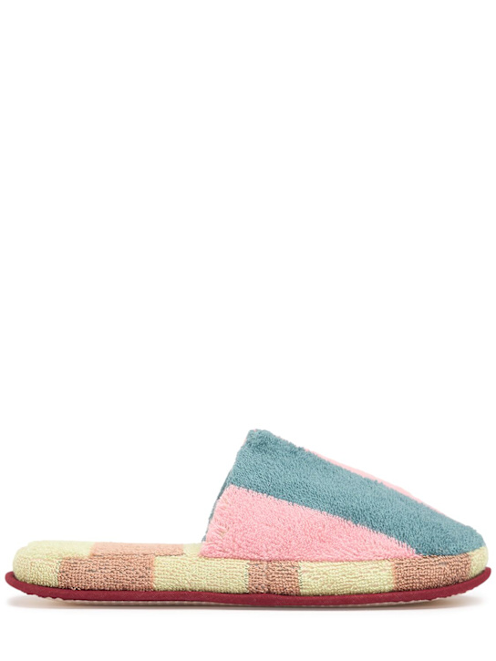 Luisaviaroma Pantofole in misto cotone Martine Stripe