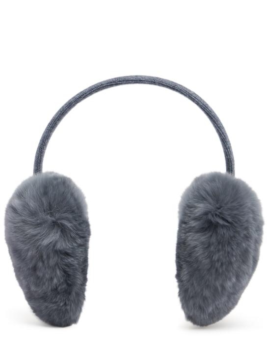 Luisaviaroma Paraorecchie in lana e cashmere / pelliccia