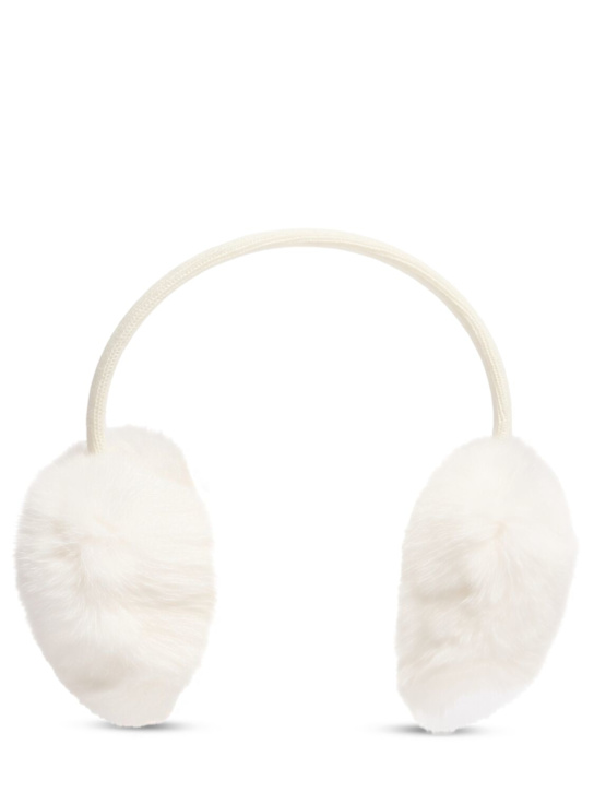 Luisaviaroma Paraorecchie in lana e cashmere / pelliccia